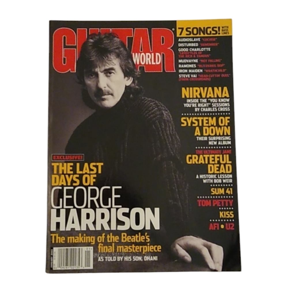 🎸GEORGE HARRISON GUITAR WORLD JANUARY 2003 ISSUE